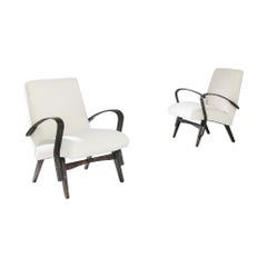 1960s Czech Bentwood Armchairs by Tatra, a Pair