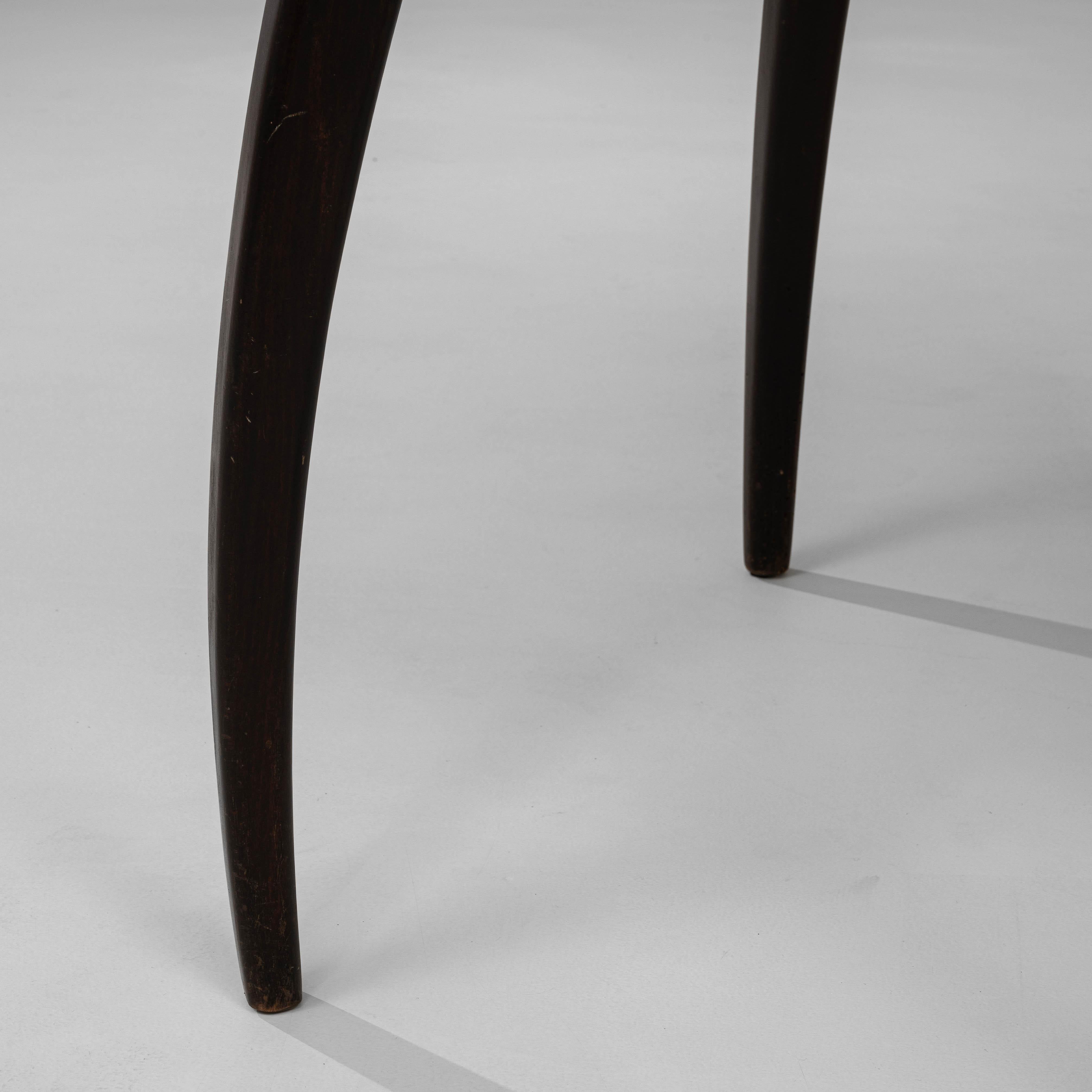 1960s Czech Black Patinated Spider Table By J. Halabala For Sale 5