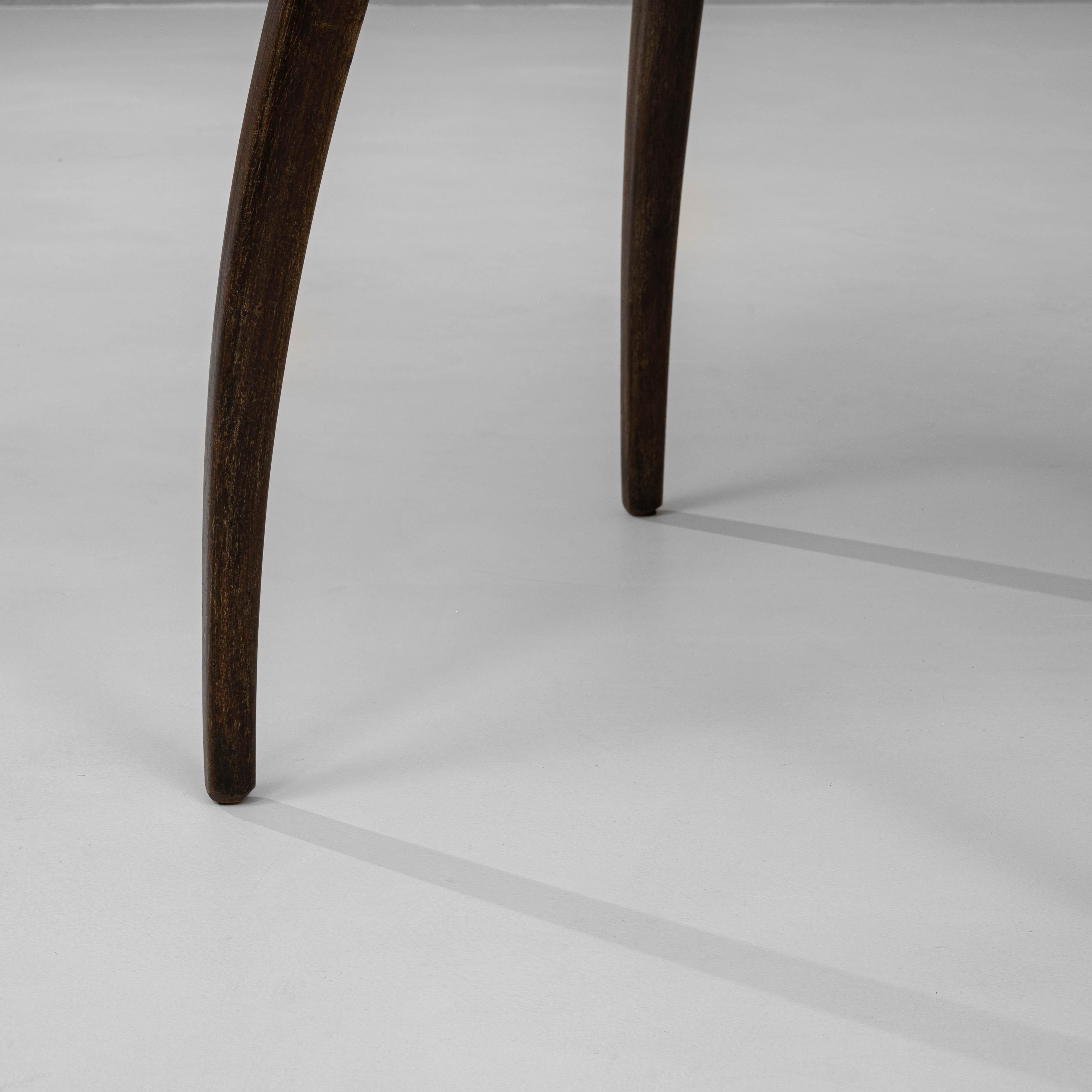 1960s Czech Black Patinated Spider Table By J. Halabala en vente 3