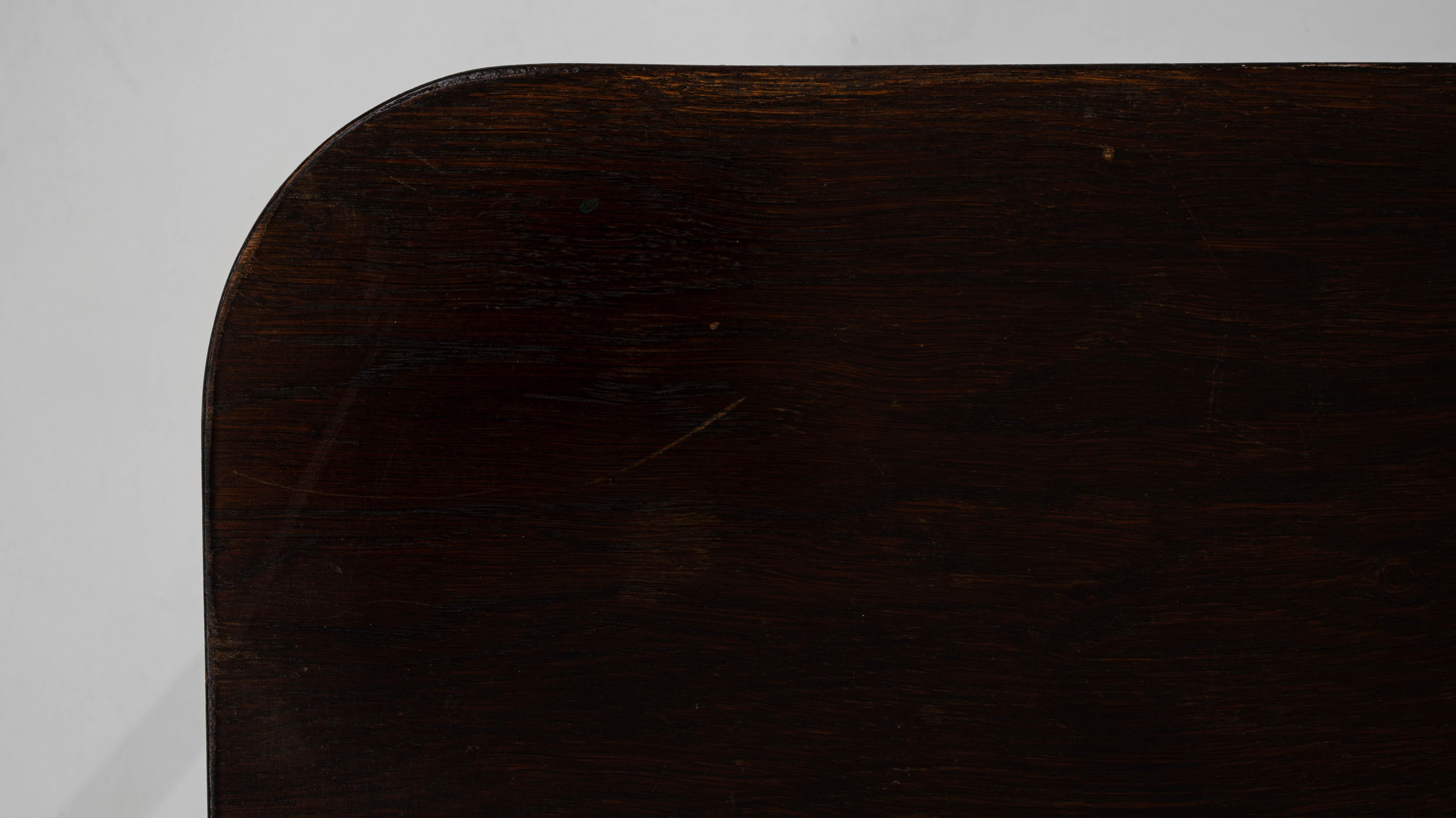 1960s Czech Black Patinated Spider Table By J. Halabala For Sale 6