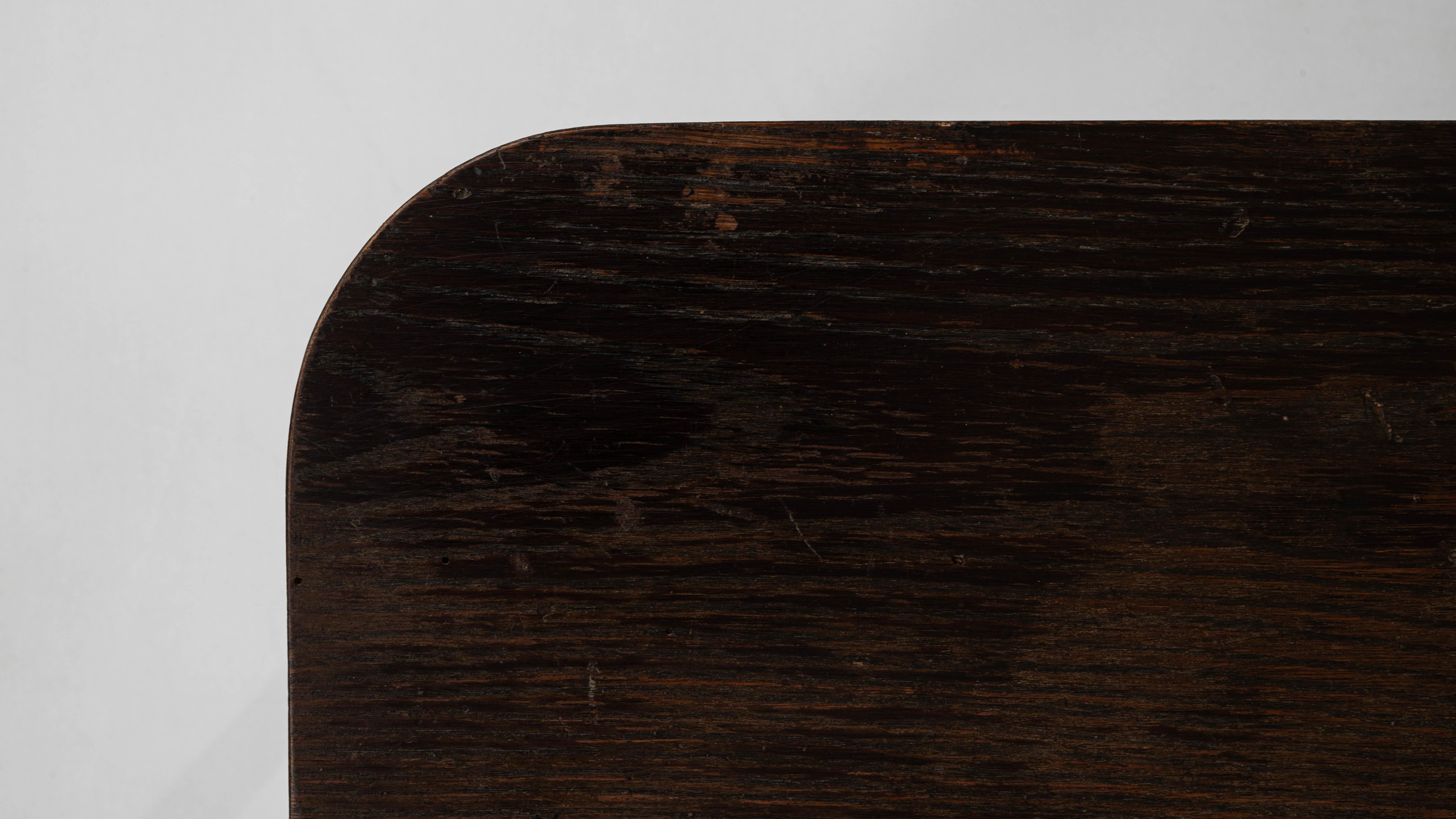1960s Czech Black Patinated Spider Table By J. Halabala For Sale 6