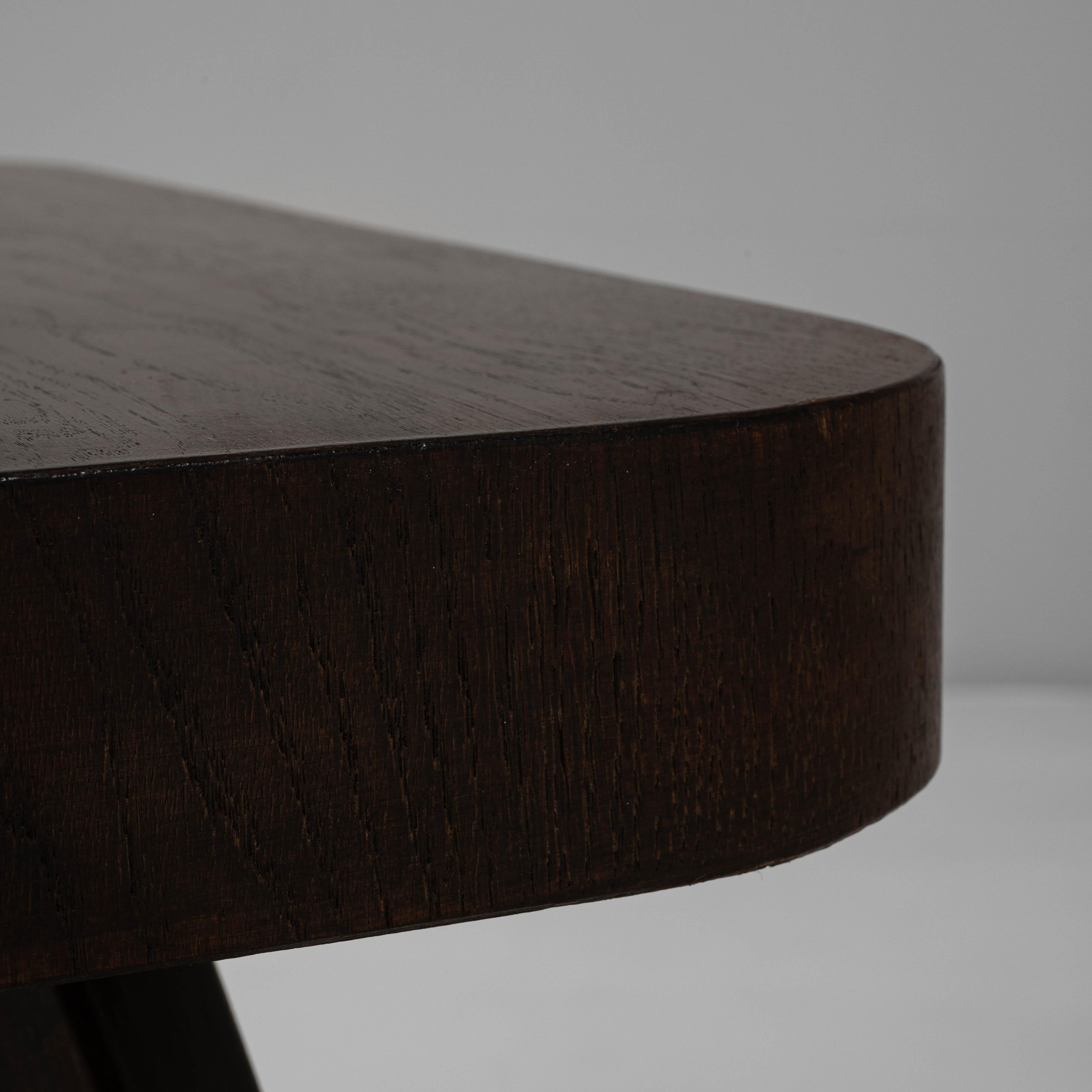 1960s Czech Black Patinated Spider Table By J. Halabala For Sale 4