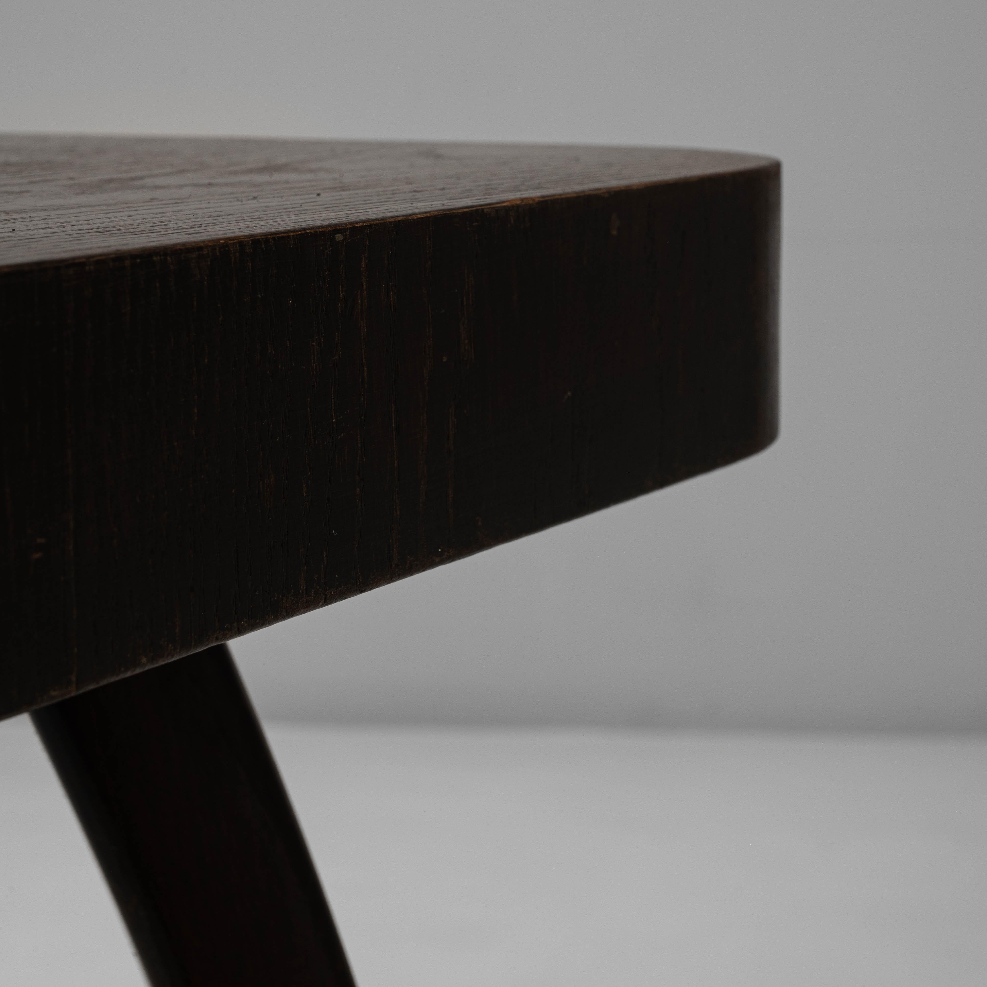 1960s Czech Black Patinated Spider Table By J. Halabala For Sale 4