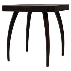 1960s Czech Black Patinated Spider Table By J. Halabala