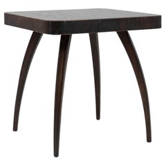 1960s Czech Black Patinated Spider Table By J. Halabala