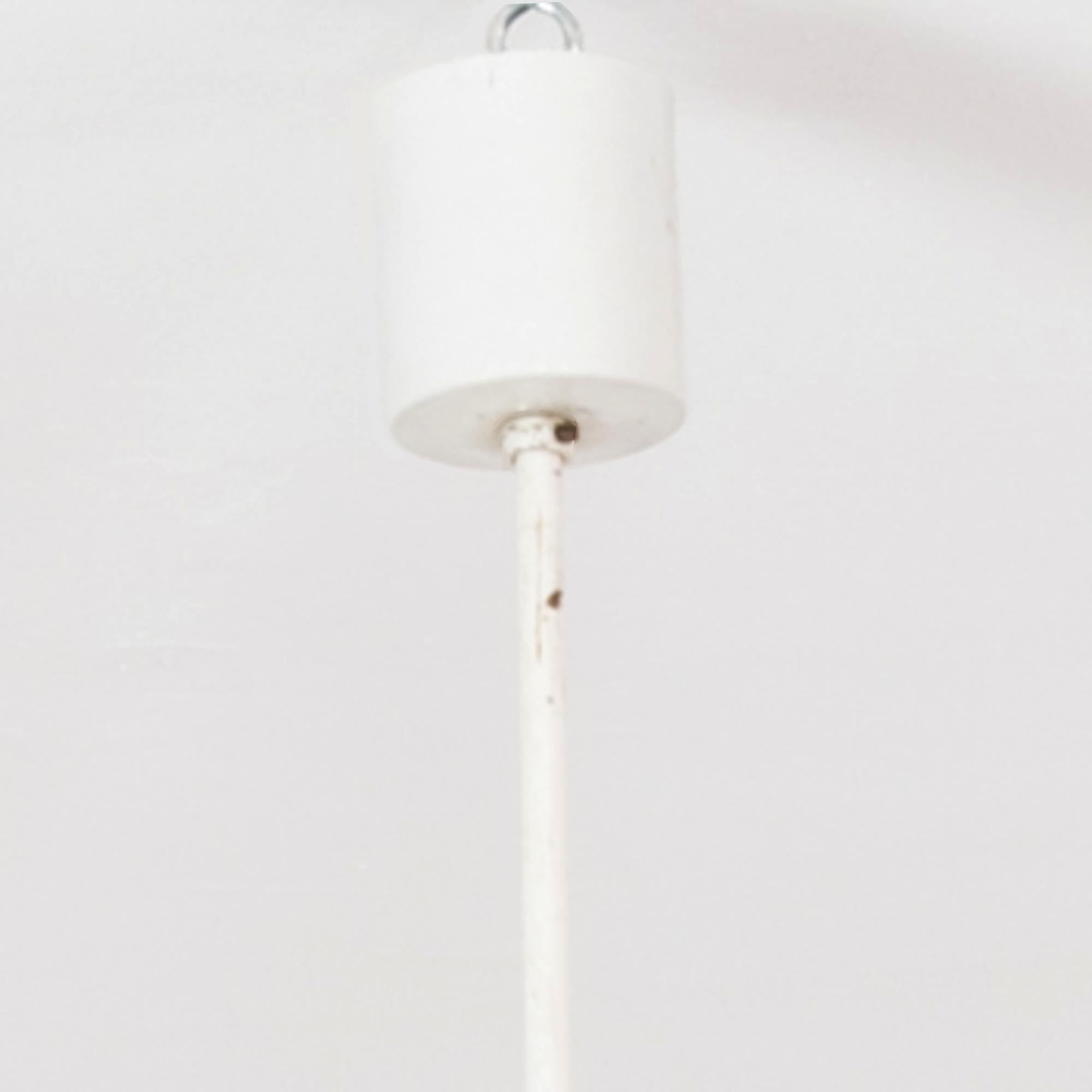 Mid-Century Modern 1960s Czech Glass Pendant Lamp