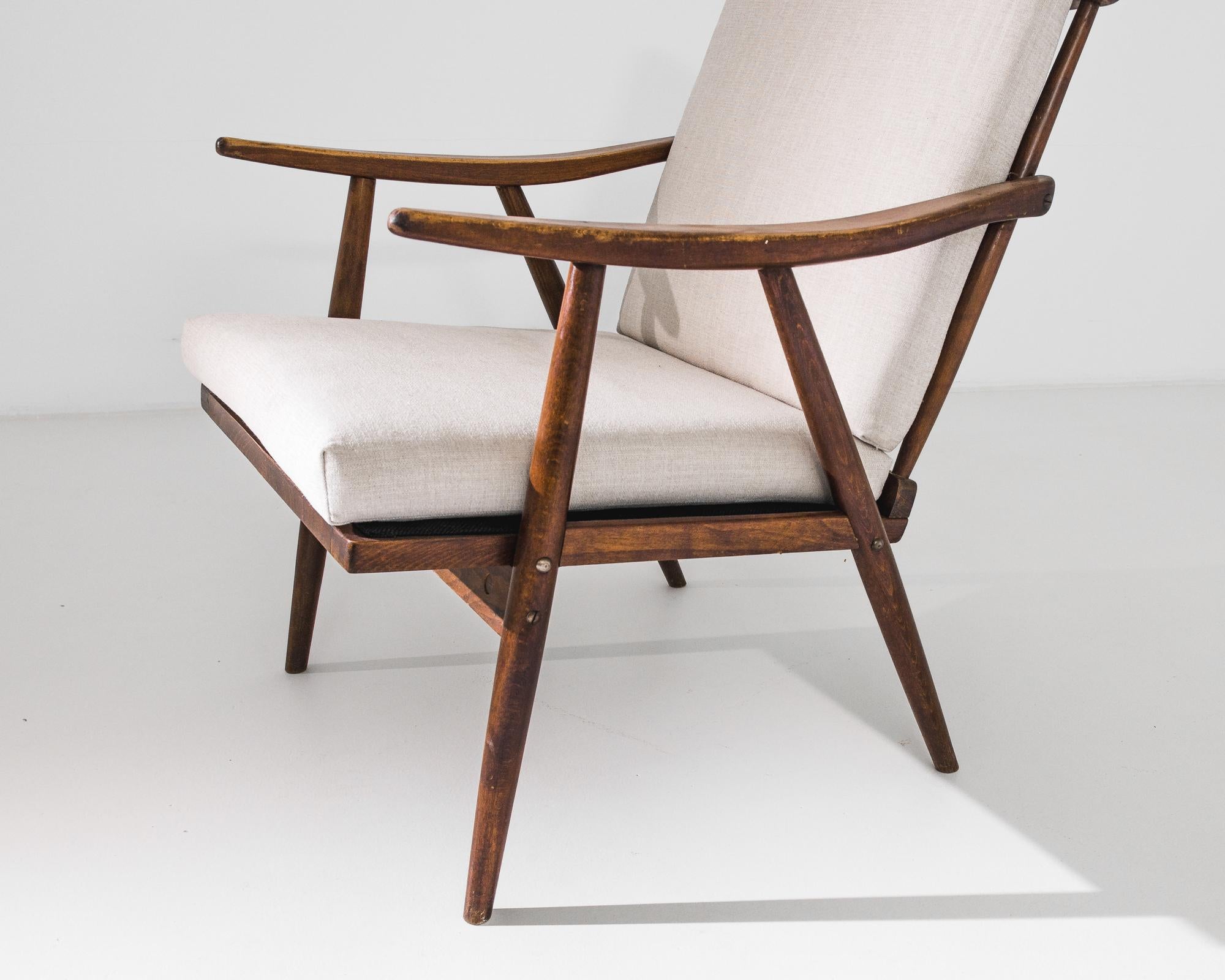 Mid-Century Modern 1960s Czech Lounge Chairs, a Pair