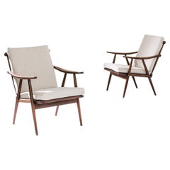 1960s Czech Lounge Chairs, a Pair