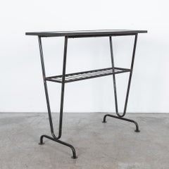 1960s Czech Metal Side Table