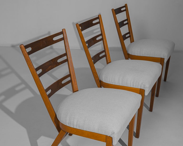 Mid-Century Modern 1960s Czech Mid-Century Dining Chairs, Set of Four For Sale