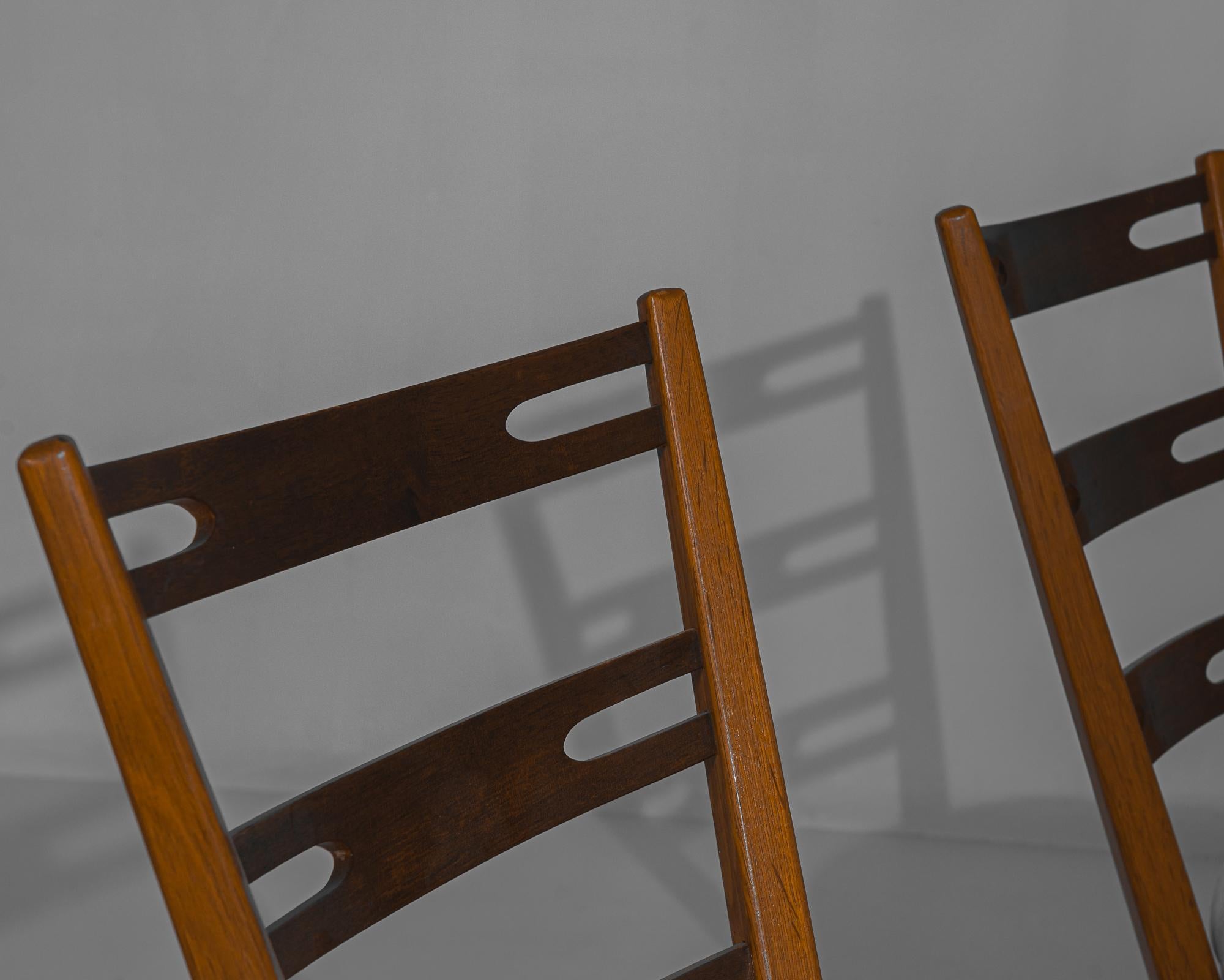 1960s Czech Mid-Century Dining Chairs, Set of Four In Good Condition In High Point, NC
