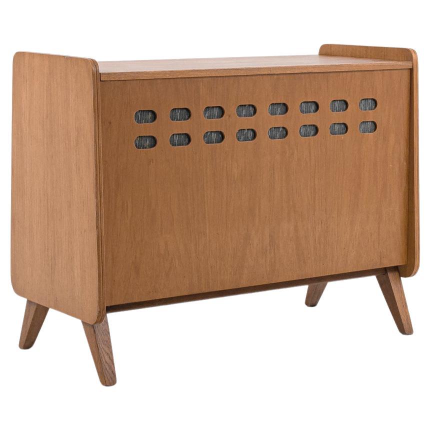 1960s Czech Mid-Century Modern Teak Stereo Cabinet
