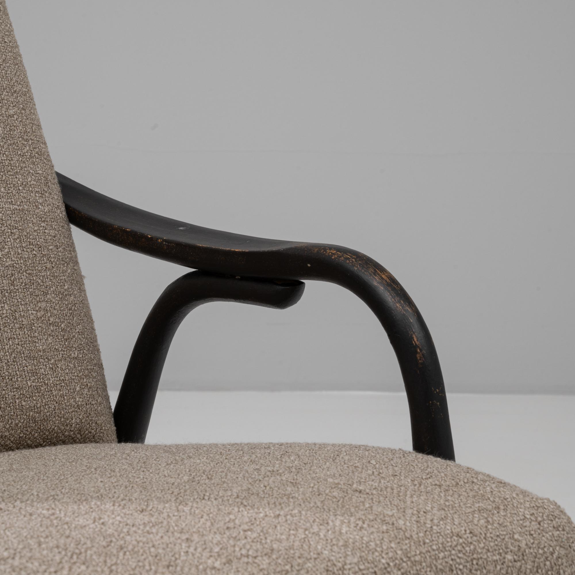 1960s Czech Pair of Upholstered Armchairs By TON en vente 8