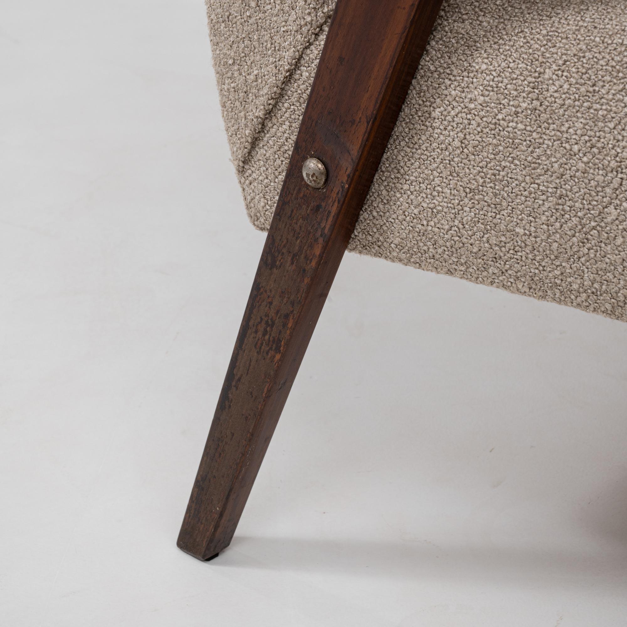 Coppia di poltrone imbottite ceche del 1960 in vendita 8