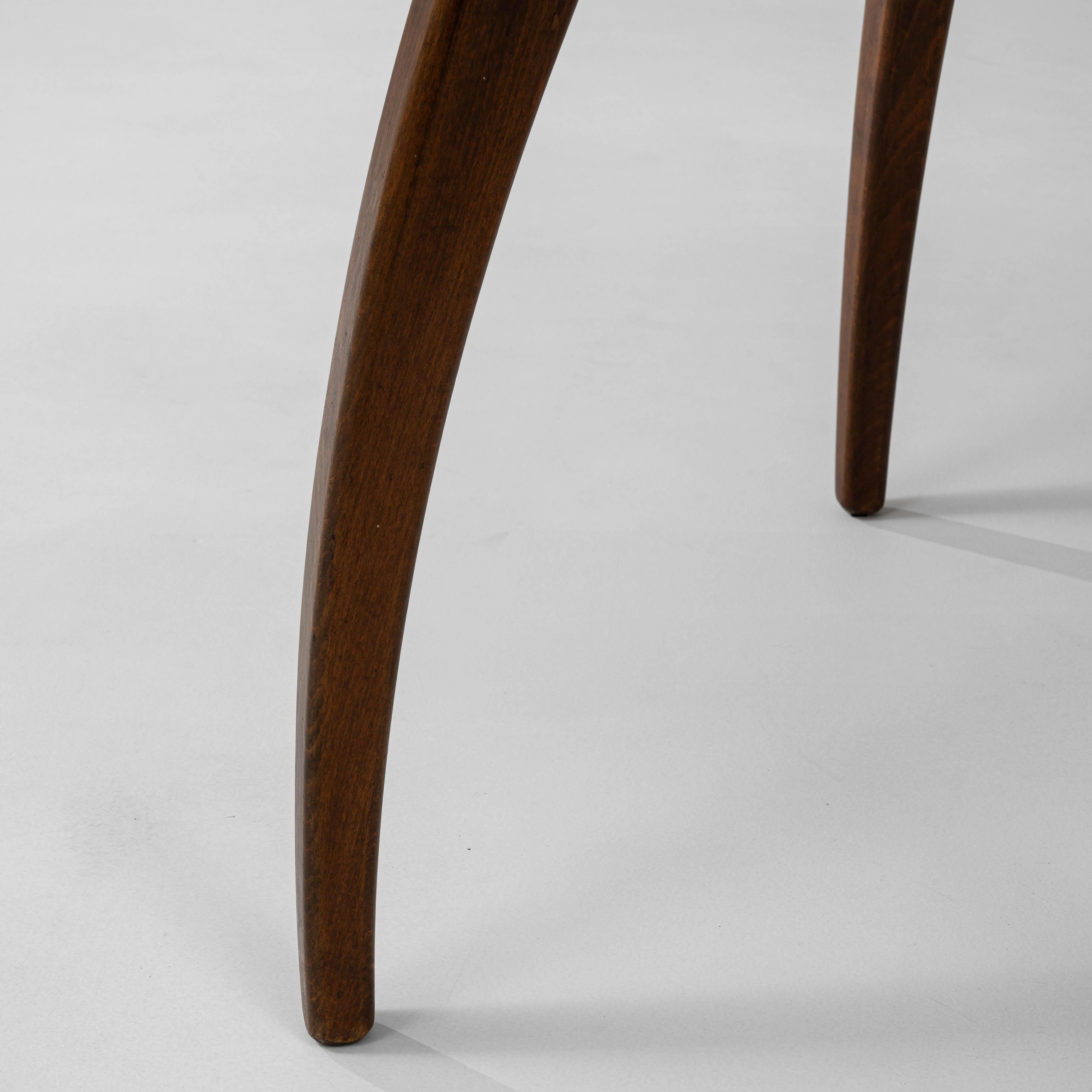 1960s Czech Spider Table by J. Halabala in Original Patina 5