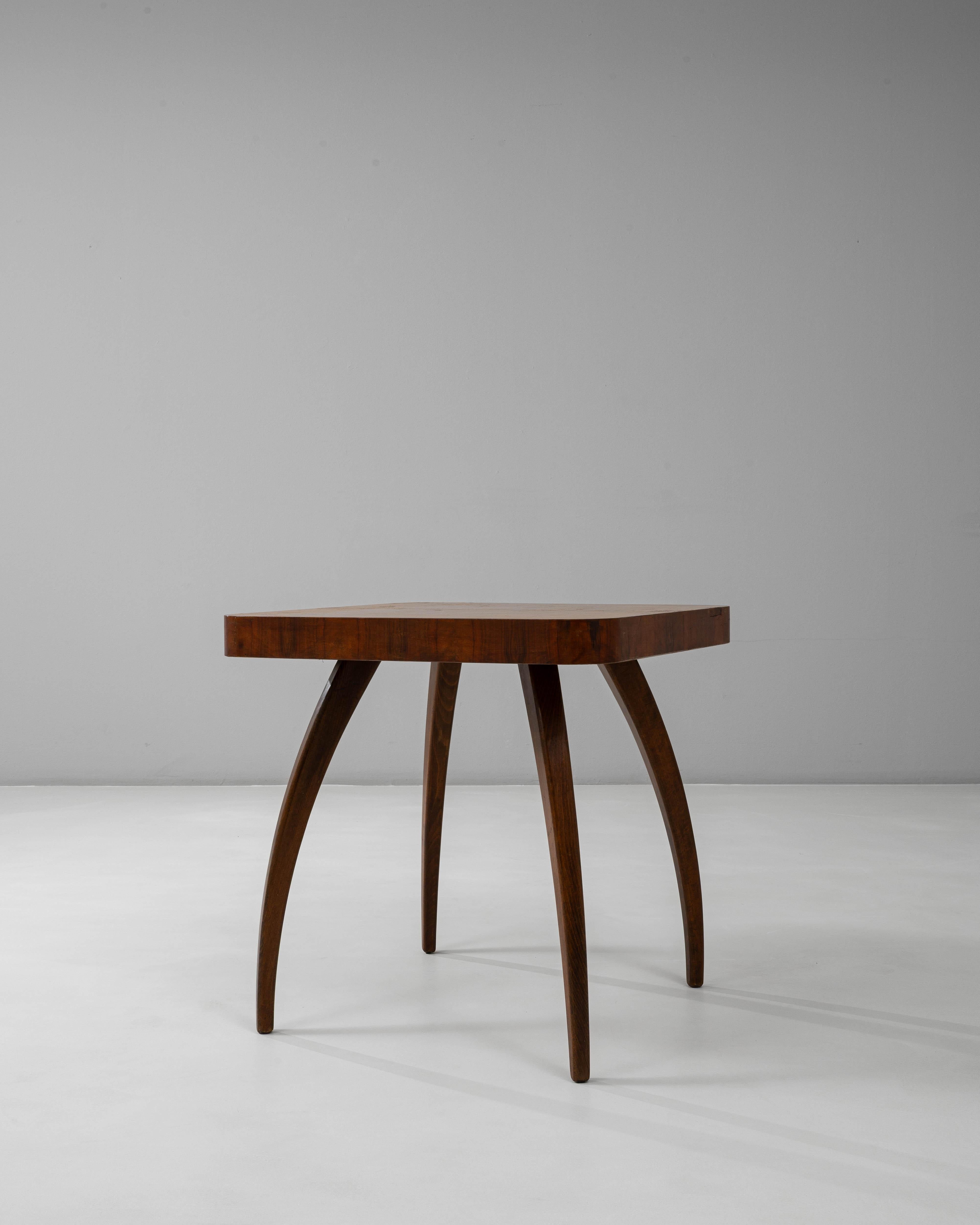 1960s Czech Spider Table by J. Halabala in Original Patina 2