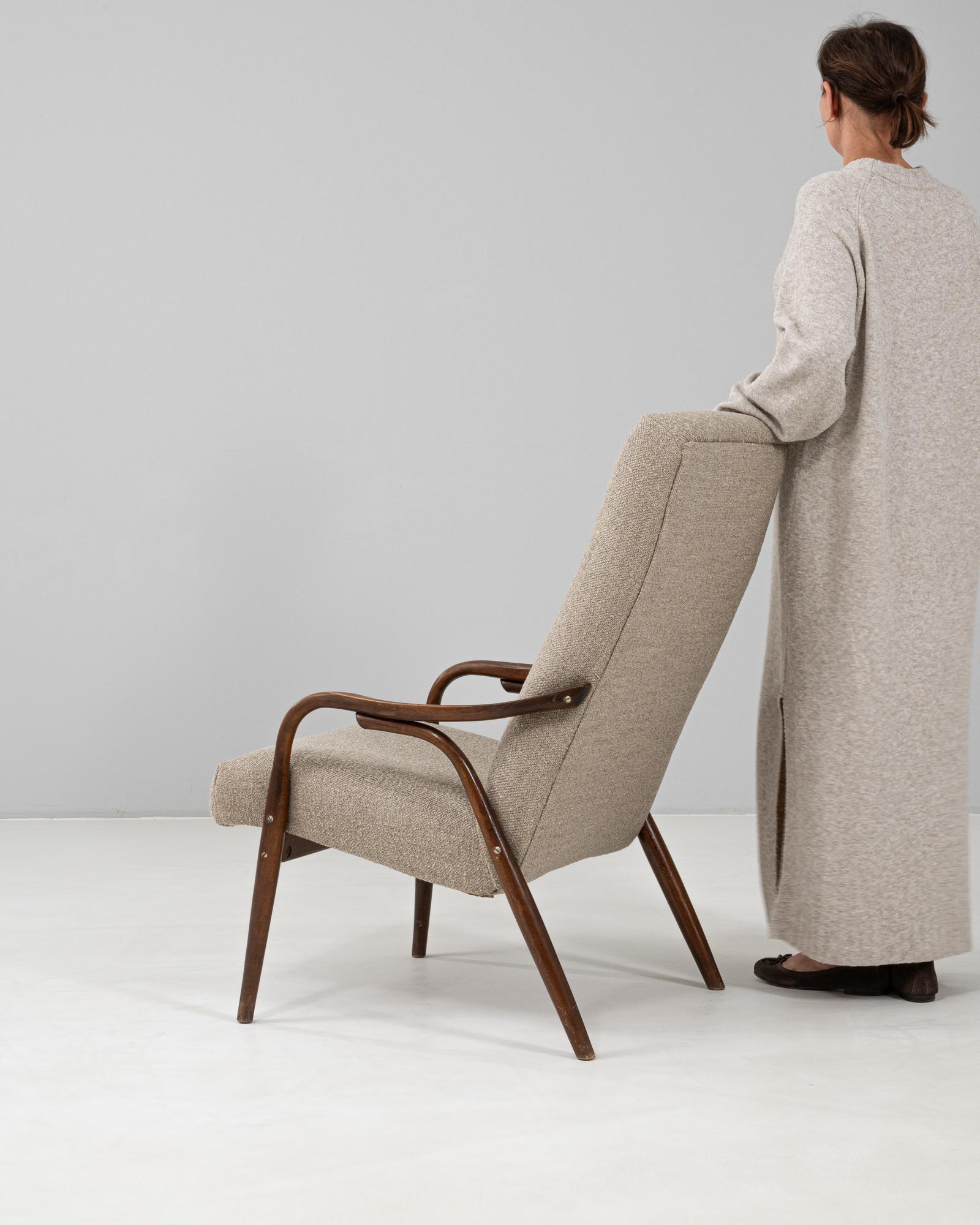 Tissu d'ameublement Fauteuil tapissé tchèque des années 1960 par TON en vente