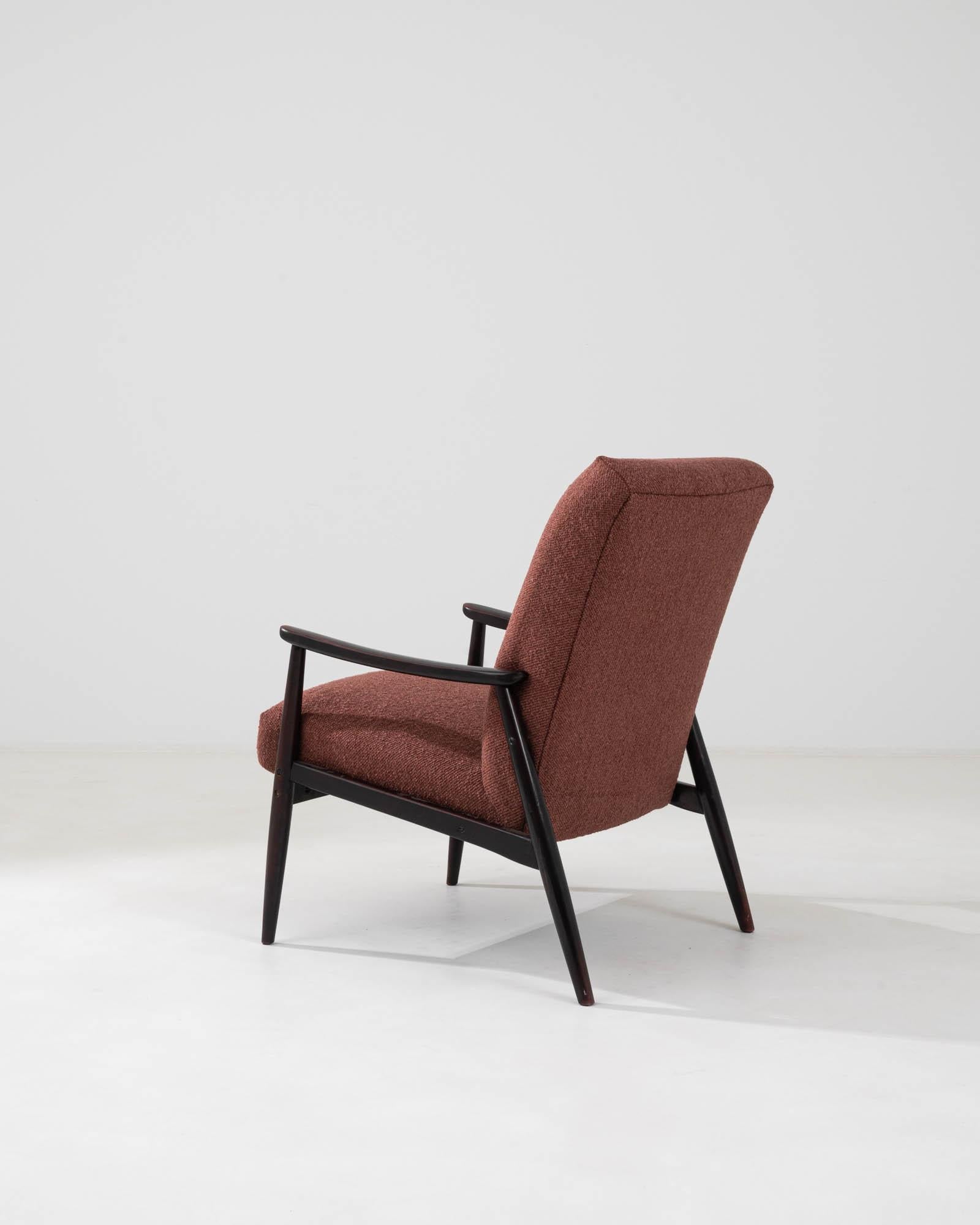 1960s Czech Upholstered Armchair For Sale 1