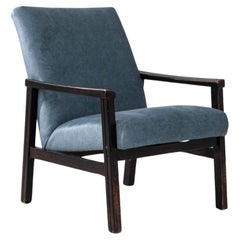 Retro 1960s Czech Upholstered Armchair
