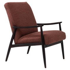 Retro 1960s Czech Upholstered Armchair