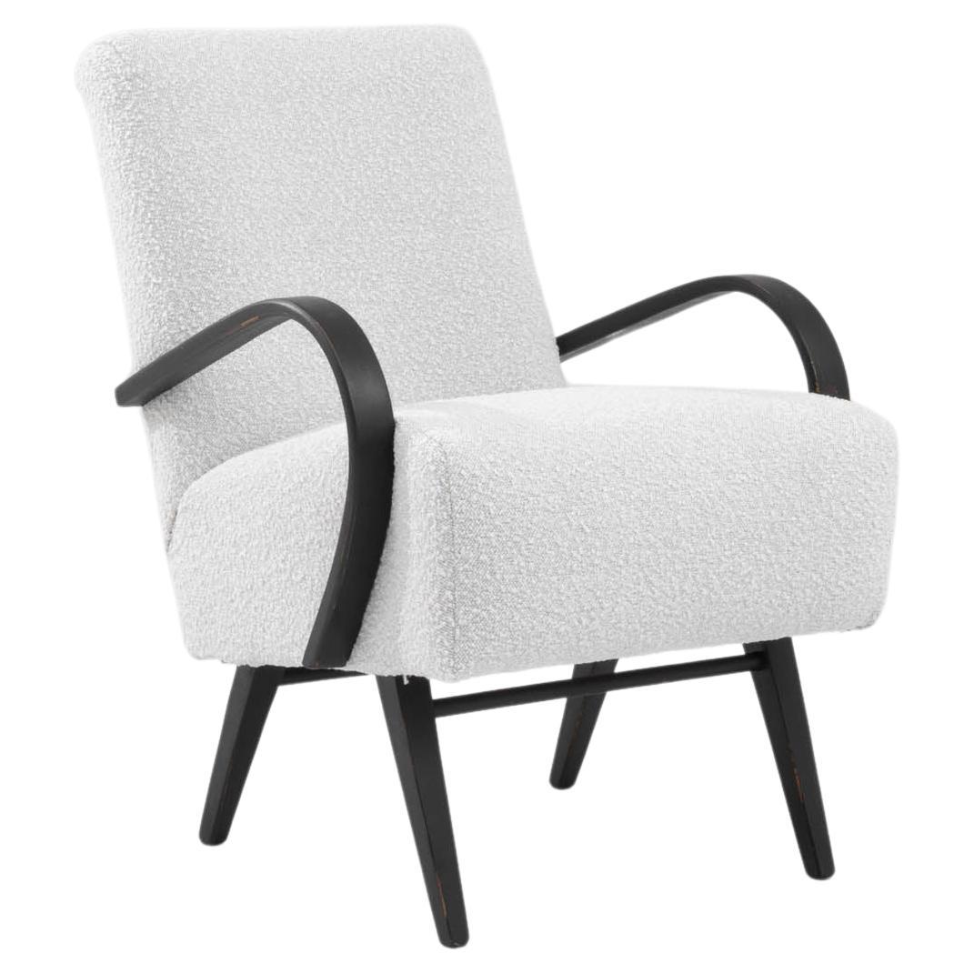 1960s Czech Upholstered Armchair For Sale