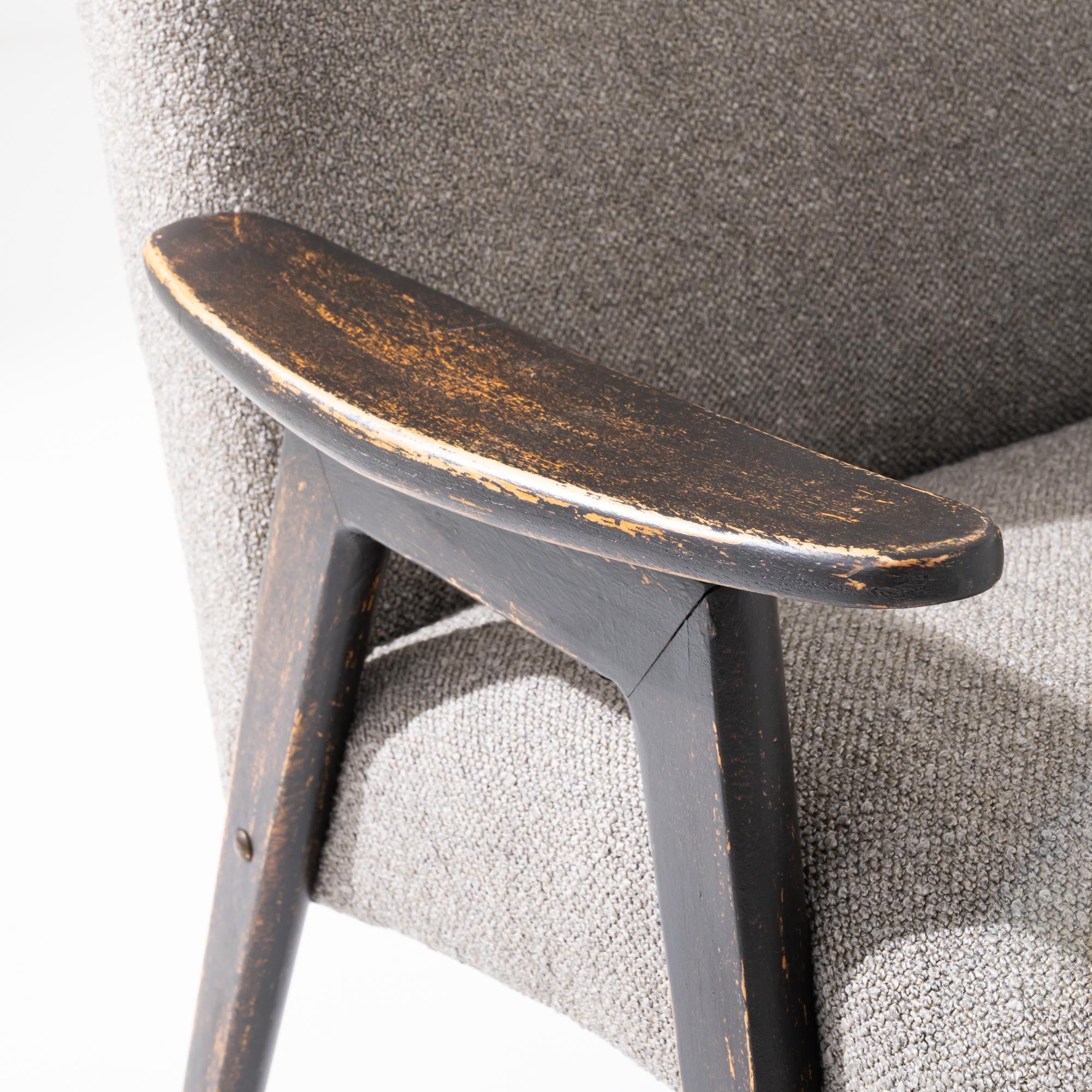Poltrone imbottite ceche del 1960, una coppia in vendita 5