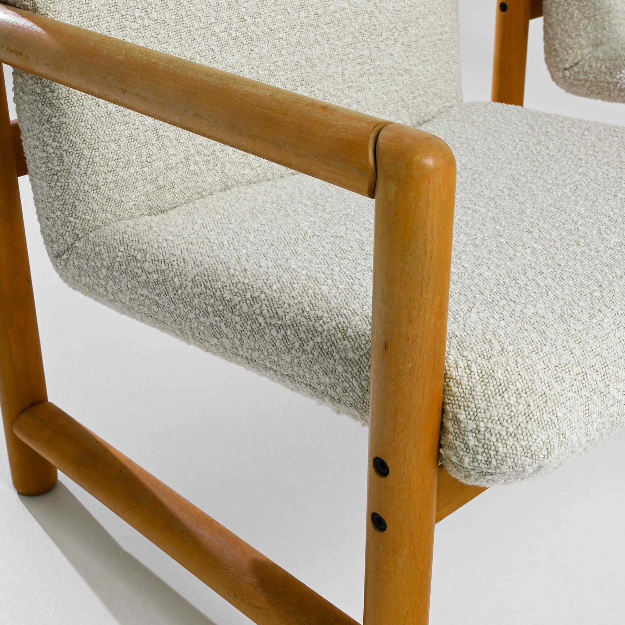 1960s Czech Upholstered Armchairs by TON, a Pair For Sale 1