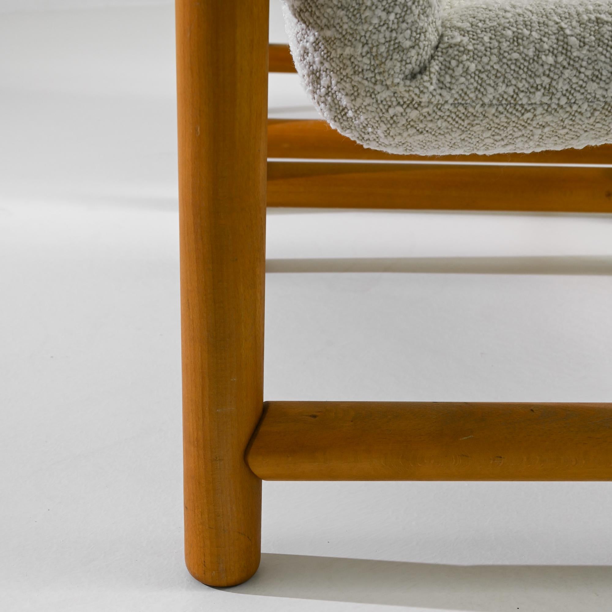 1960s Czech Upholstered Armchairs by TON, a Pair For Sale 2