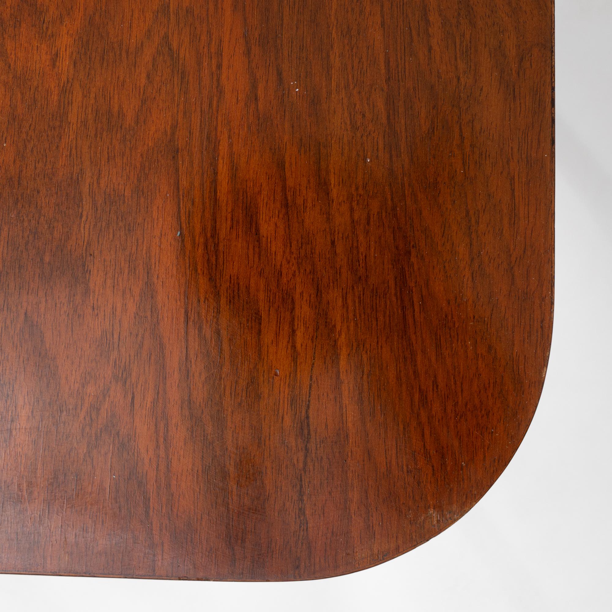 1960s Czech Walnut Spider Table By J. Halabala For Sale 7