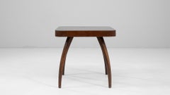 1960s Czech Walnut Spider Table By J. Halabala
