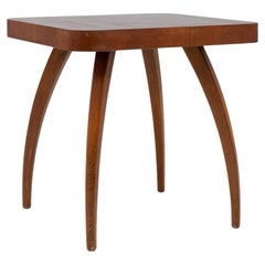 1960s Czech Walnut Spider Table By J. Halabala