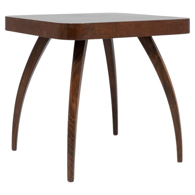 1960s Czech Walnut Spider Table By J. Halabala