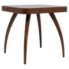 1960s Czech Walnut Spider Table By J. Halabala