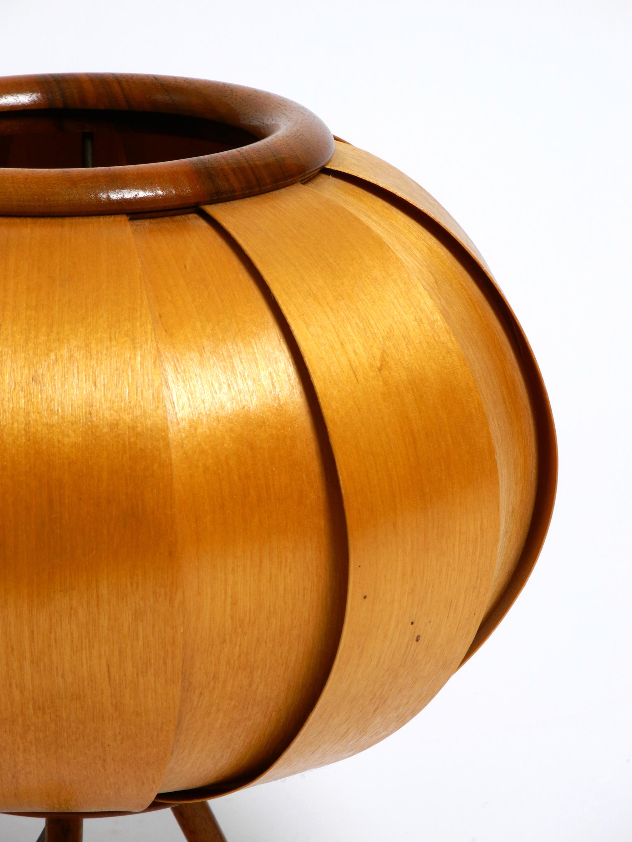 Lámpara trípode checa de chapa de madera de los años 60, de Stanislav Kučera para ÚLUV en venta 2