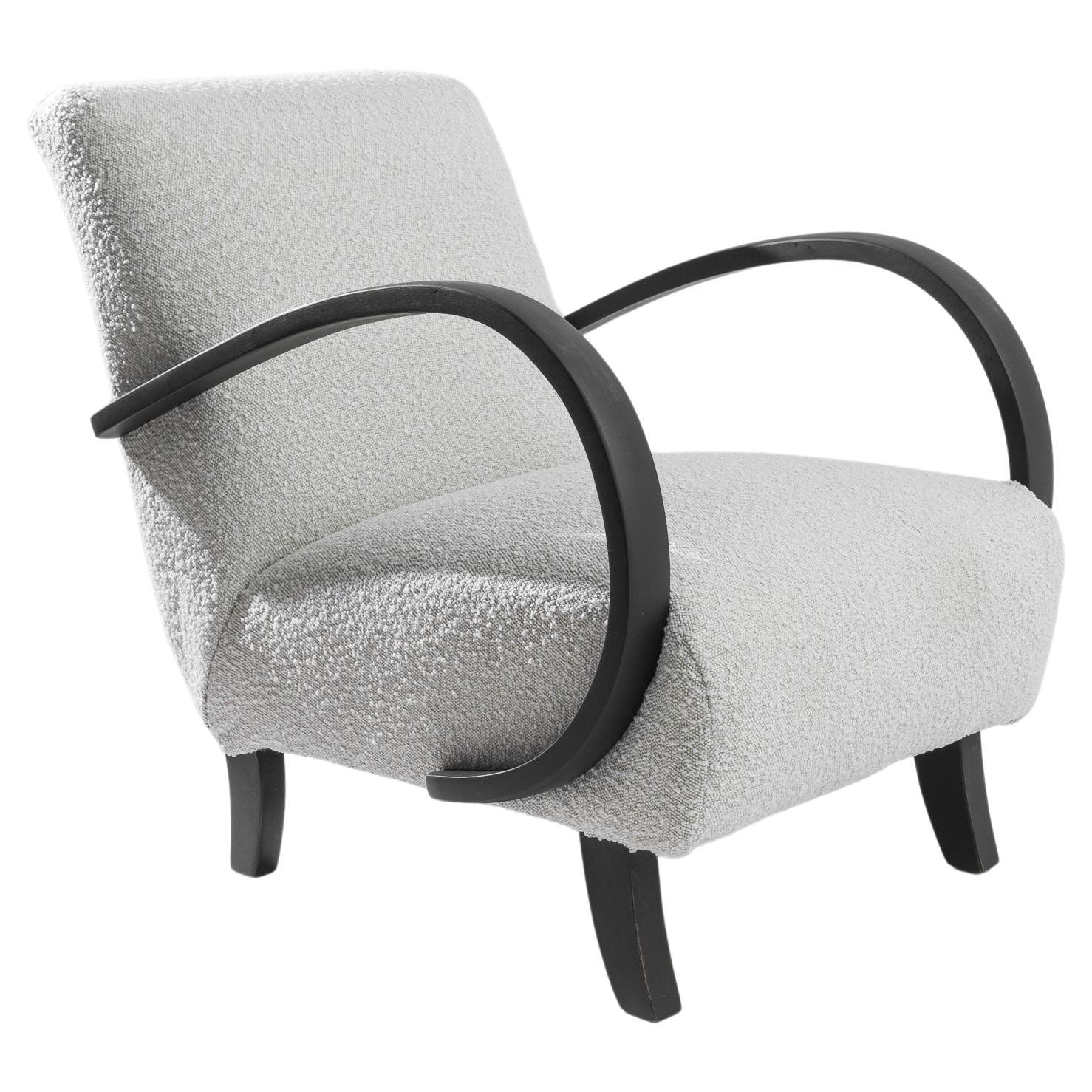 1960s Czech Wooden Armchair by J. Halabala