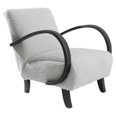 1960s Czech Wooden Armchair by J. Halabala