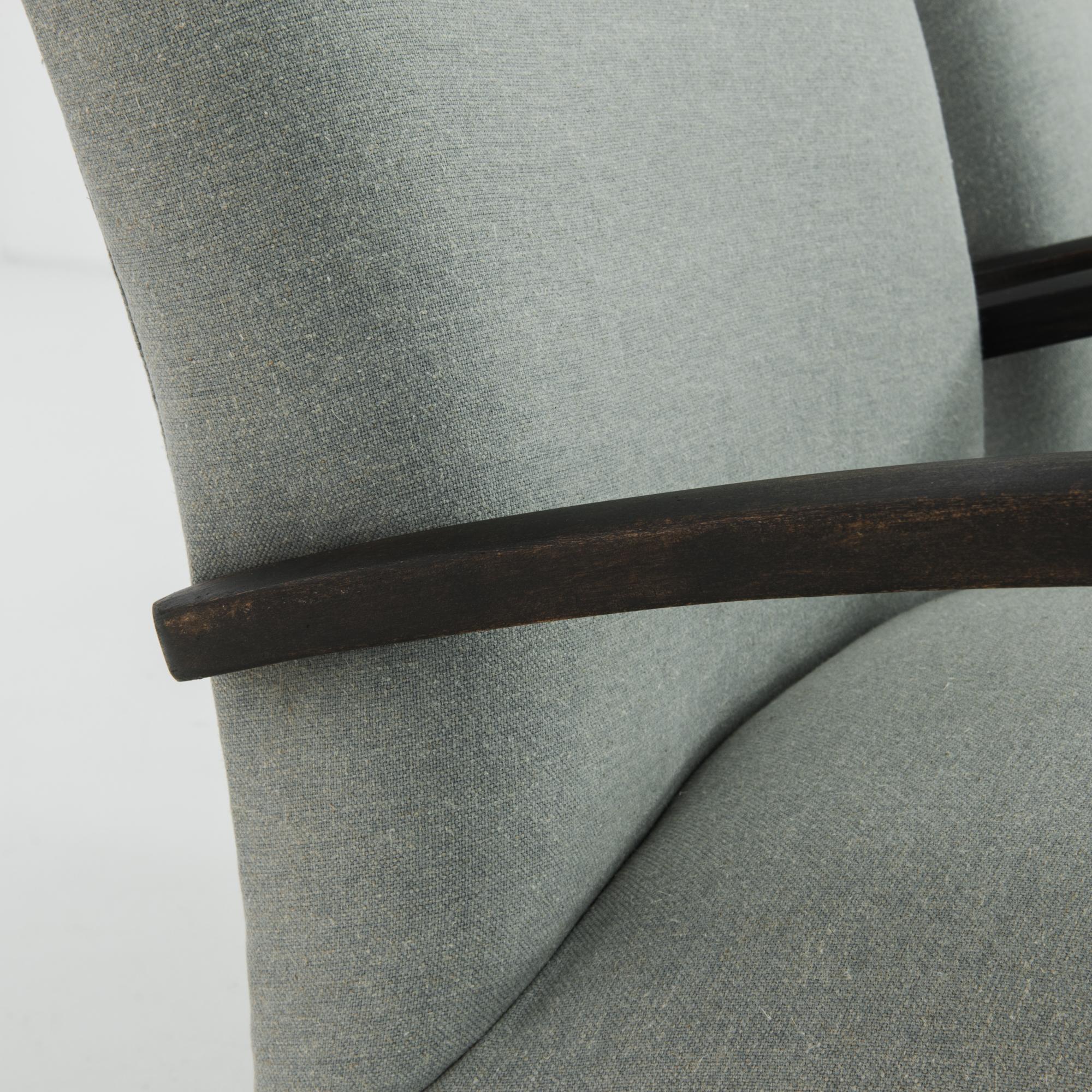 Poltrone ceche in legno del 1960, una coppia in vendita 4