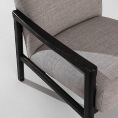 1960s Czech Wooden Armchairs, a Pair