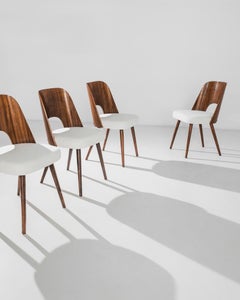 1960s Czech Wooden Dining Chairs by Ton, Set of Four