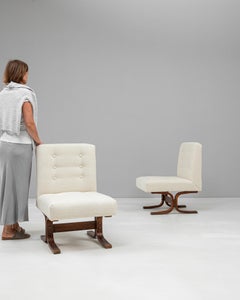 Coppia di sedie imbottite della Repubblica Ceca degli anni '60 di Ludvik Volak