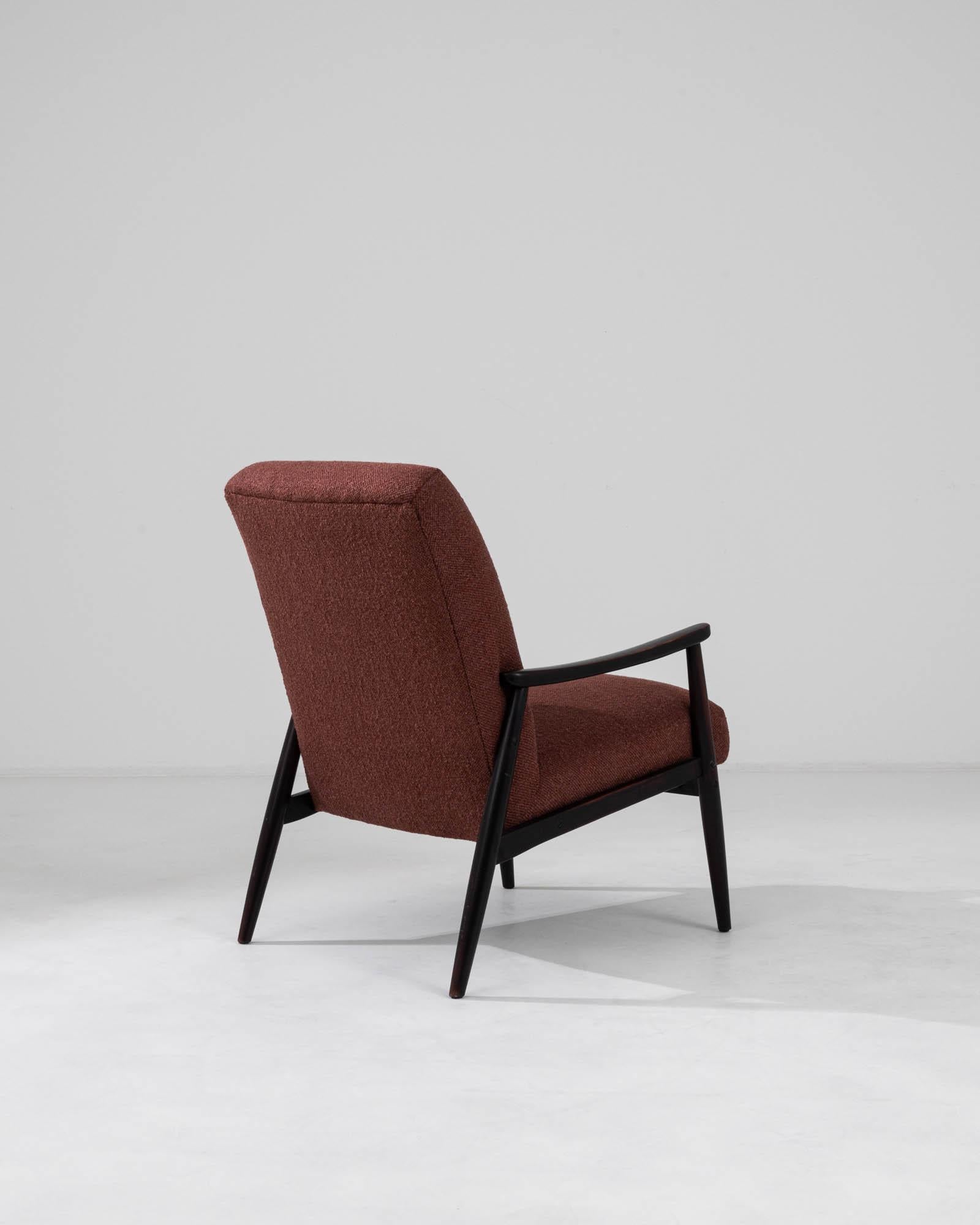 20th Century 1960s Czechia Upholstered Armchair  For Sale
