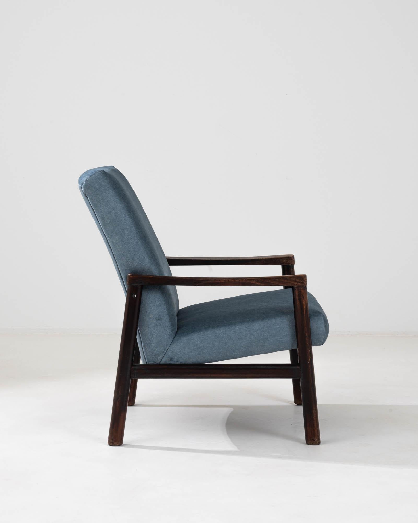 20th Century 1960s Czechia Upholstered Armchair  For Sale