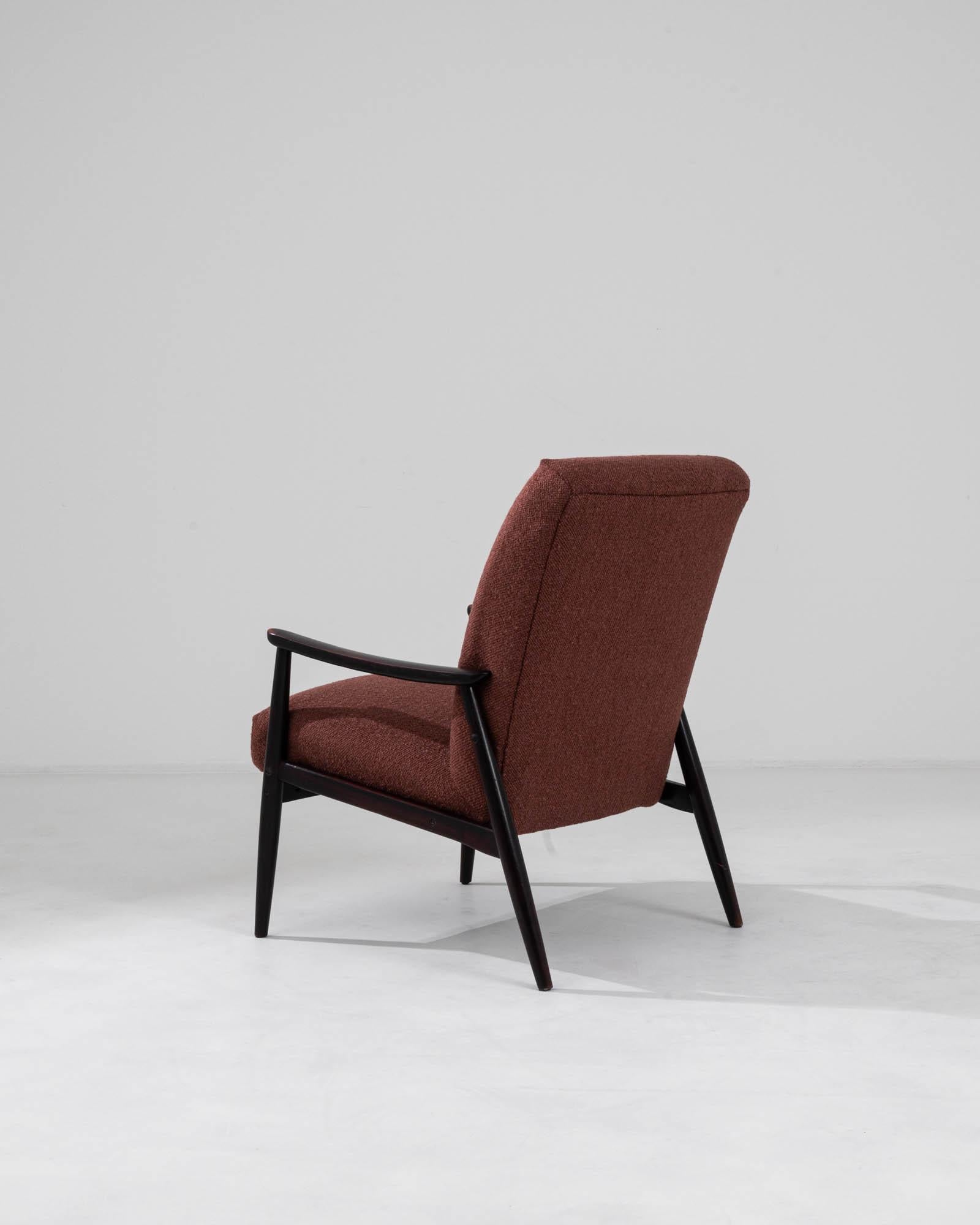 1960s Czechia Upholstered Armchair  For Sale 2