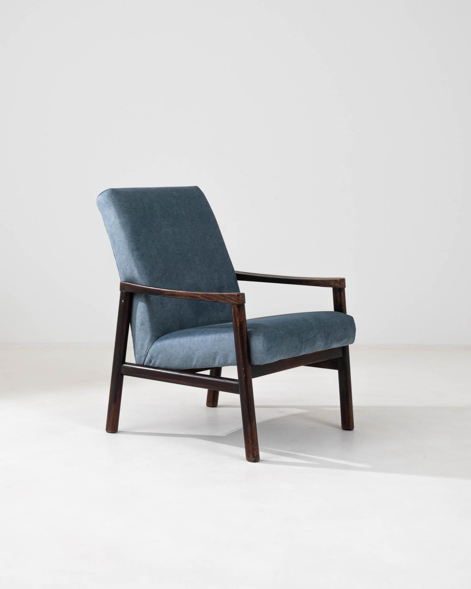 1960s Czechia Upholstered Armchair  For Sale 3