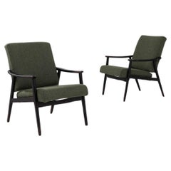 1960s Czechia Upholstered Armchairs a Pair
