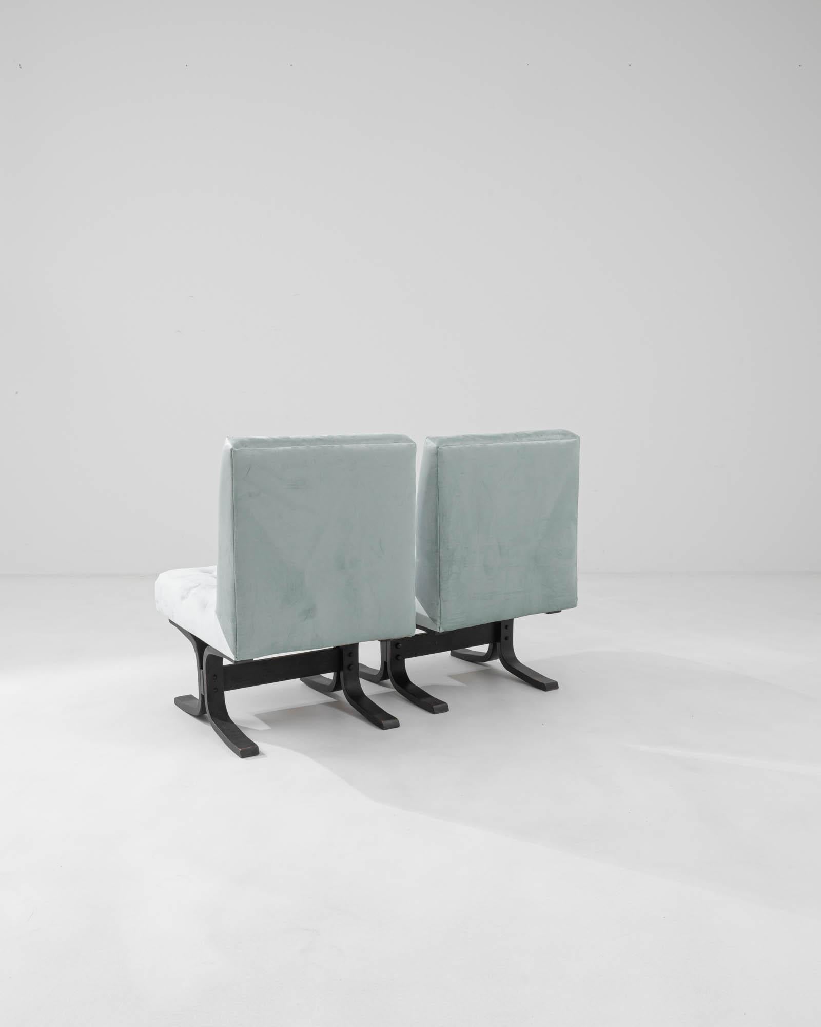 Upholstery 1960s Czechia Upholstered Chairs by Ludvik Volak, Set of 2 For Sale
