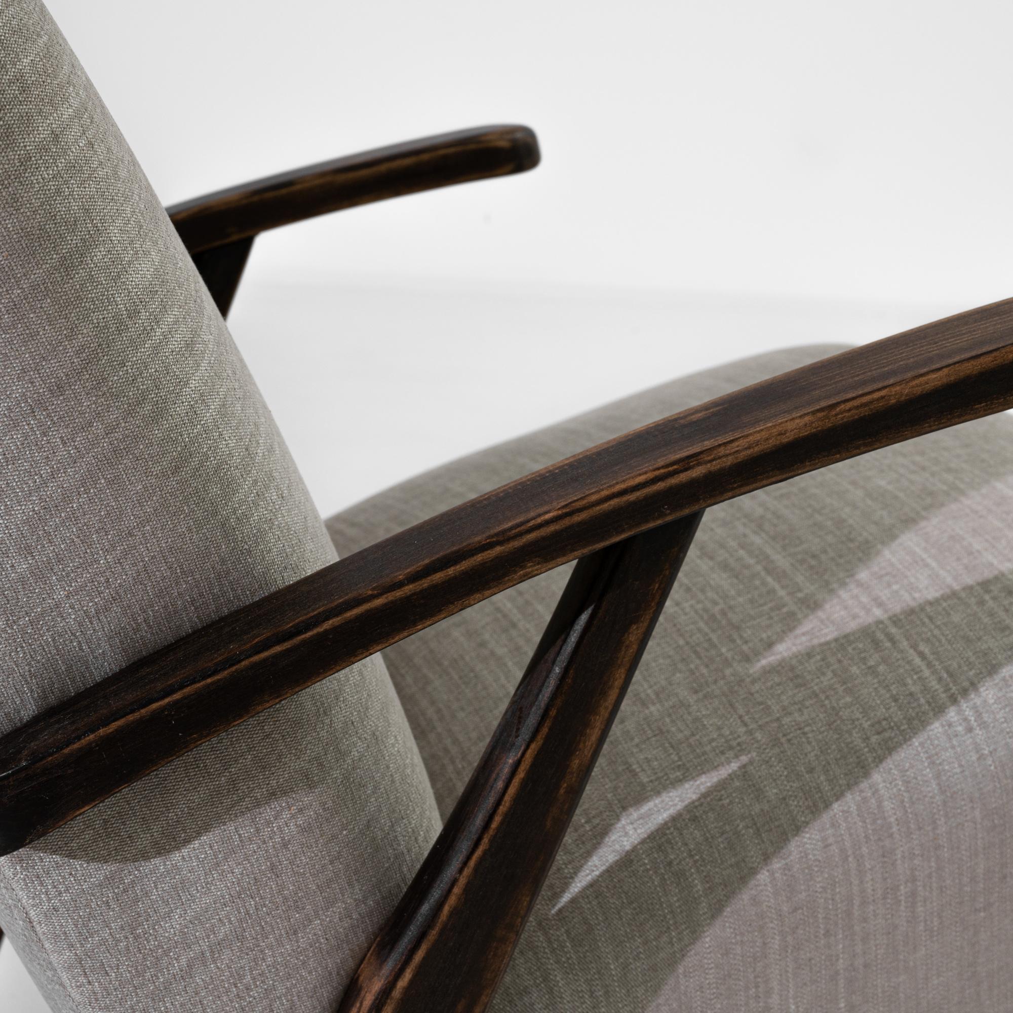 20th Century 1960s Czechia Wooden Armchairs by TON, a Pair For Sale