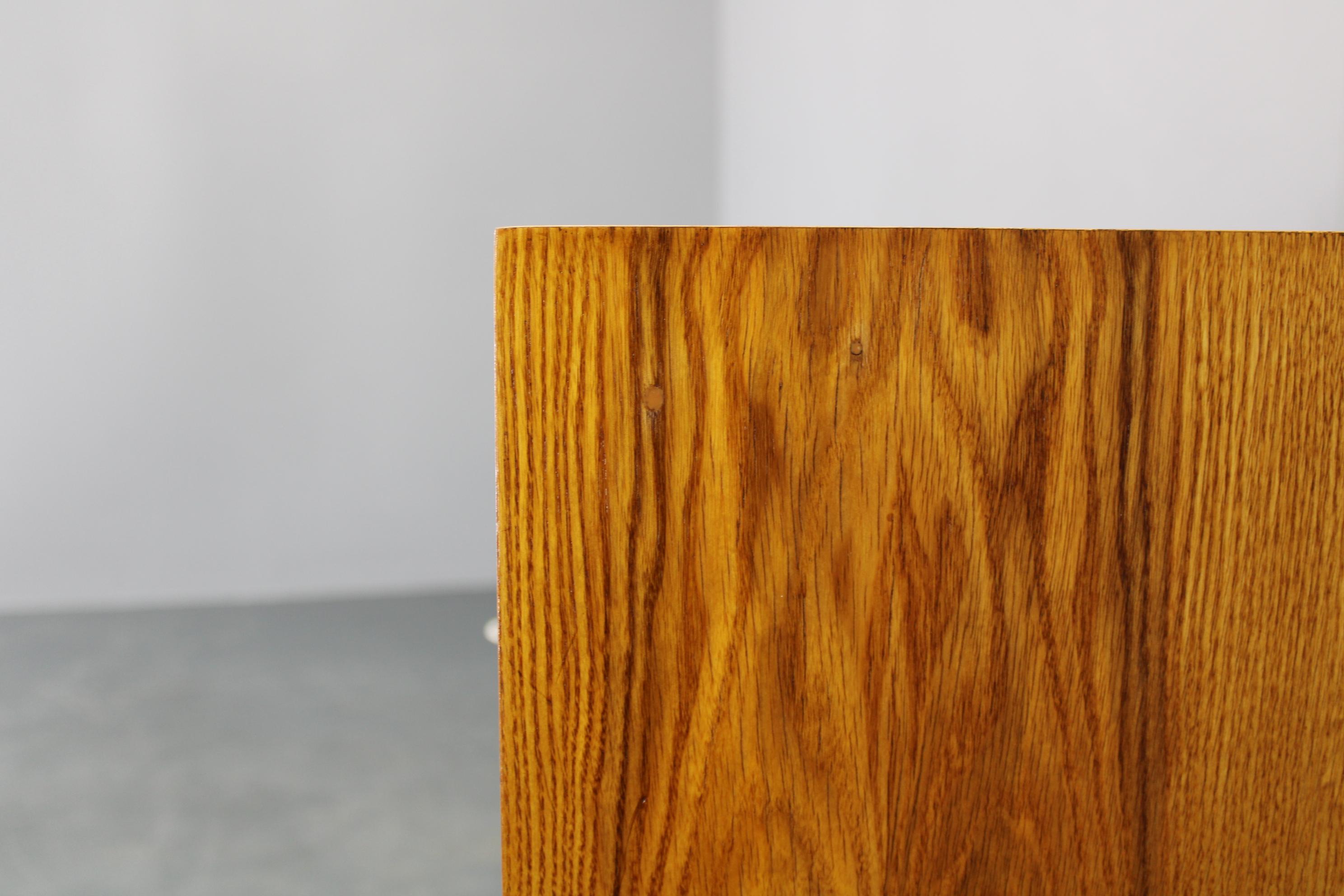 1960s Czechoslovakian Maple Veneer Sideboard with Solid Maple Wood, Gloss Finish For Sale 11