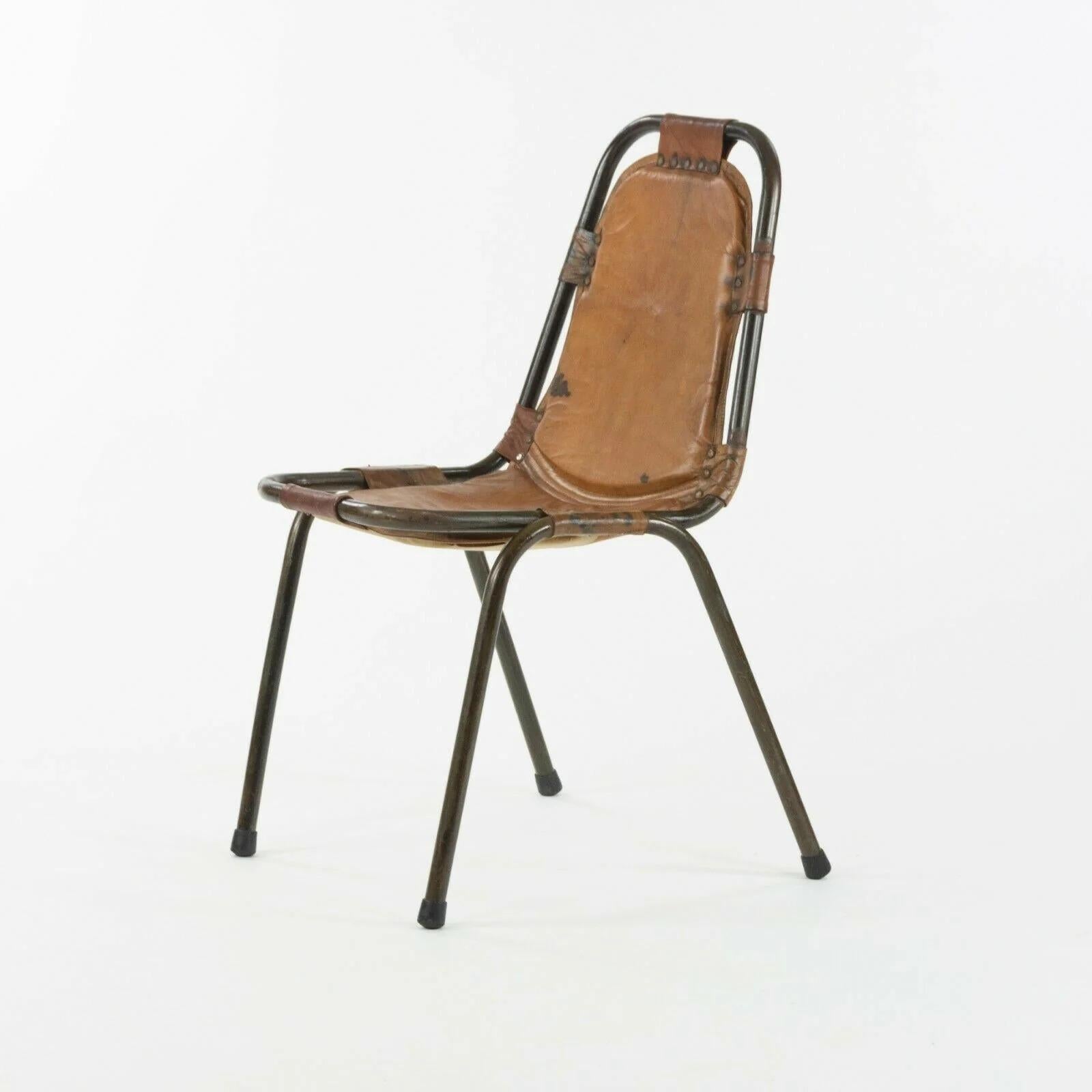 1960s Dal Vera Stacking Chairs for Charlotte Perriand Les Arcs Resort Set of 6 For Sale 1