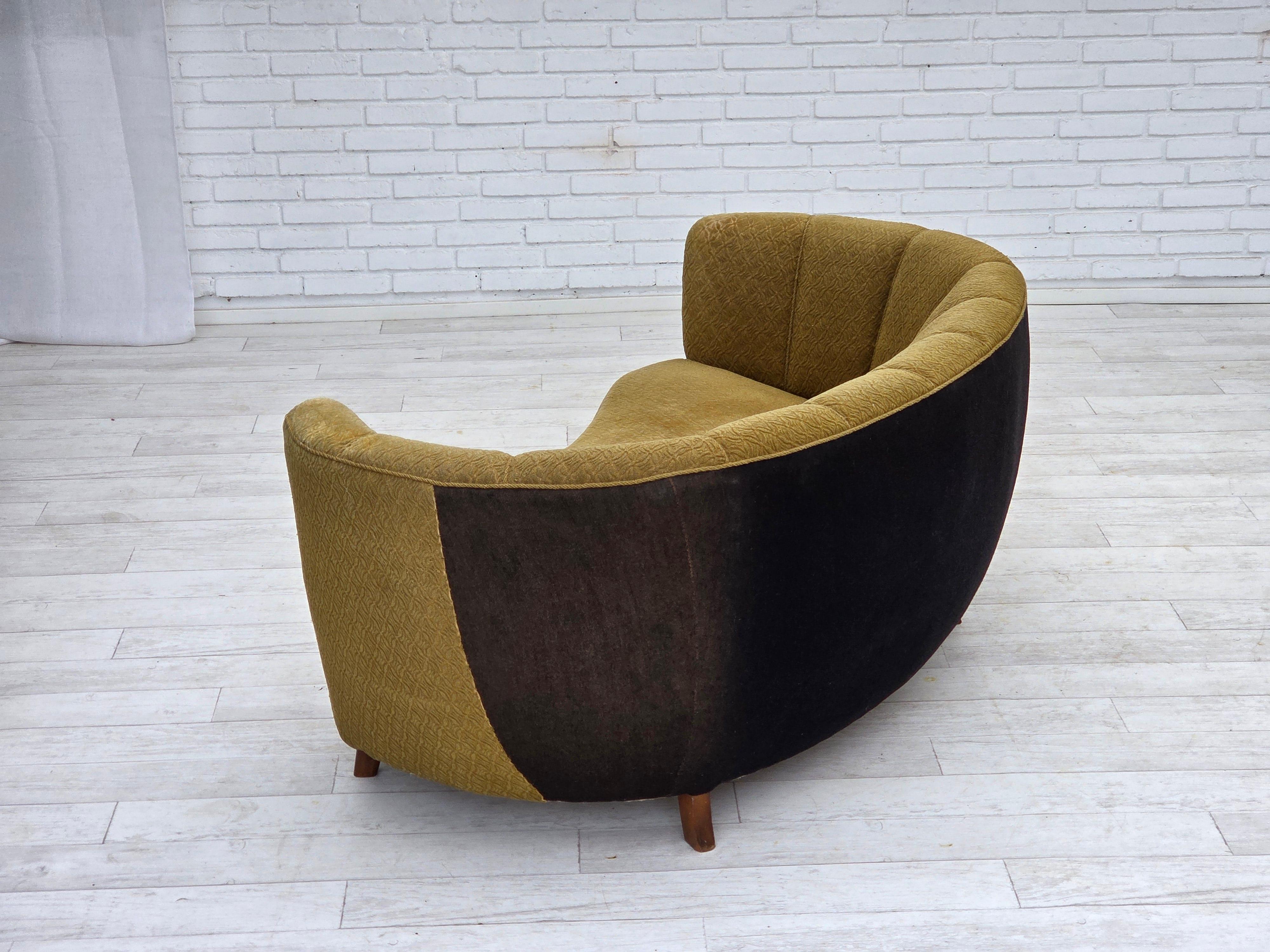 1960er Jahre, Dänisches 2-Sitzer Sofa 